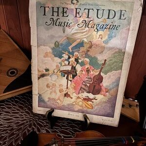 VTG Etude Music Magazine, collectible April 1929